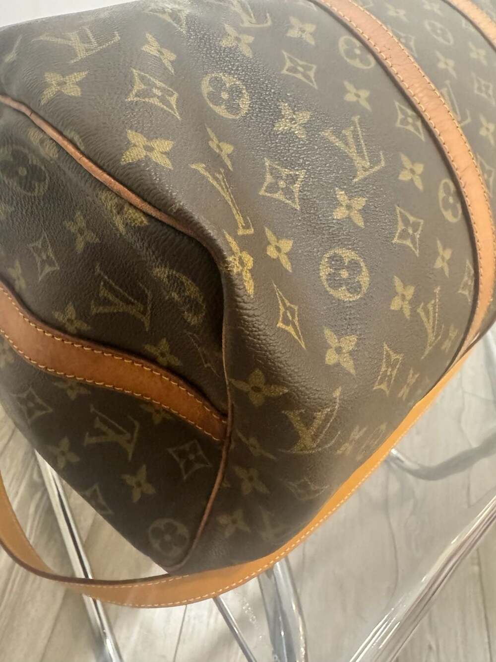 Louis Vuitton Keepall 45 Bandouliere Monogram Travel Bag Authenticated - Picture 8 of 13